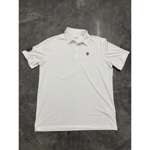 Greatness Wins Polo Mens XL White Short Sleeve Golf Performance Derek Jeter